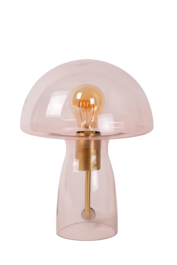 Lucide FUNGO - Table lamp - 1xE27 - Pink - turned off